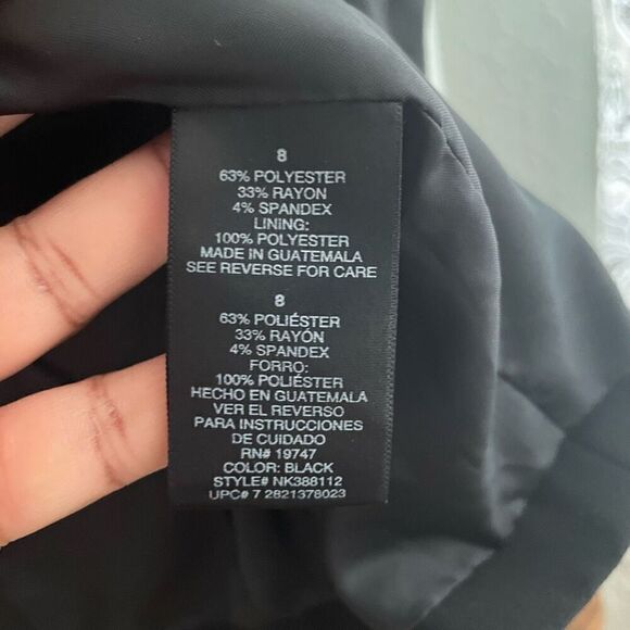 Norma Kamali Womens Blazer 8 Single Breasted Black Suit Jacket Classic Structure - Picture 4 of 7